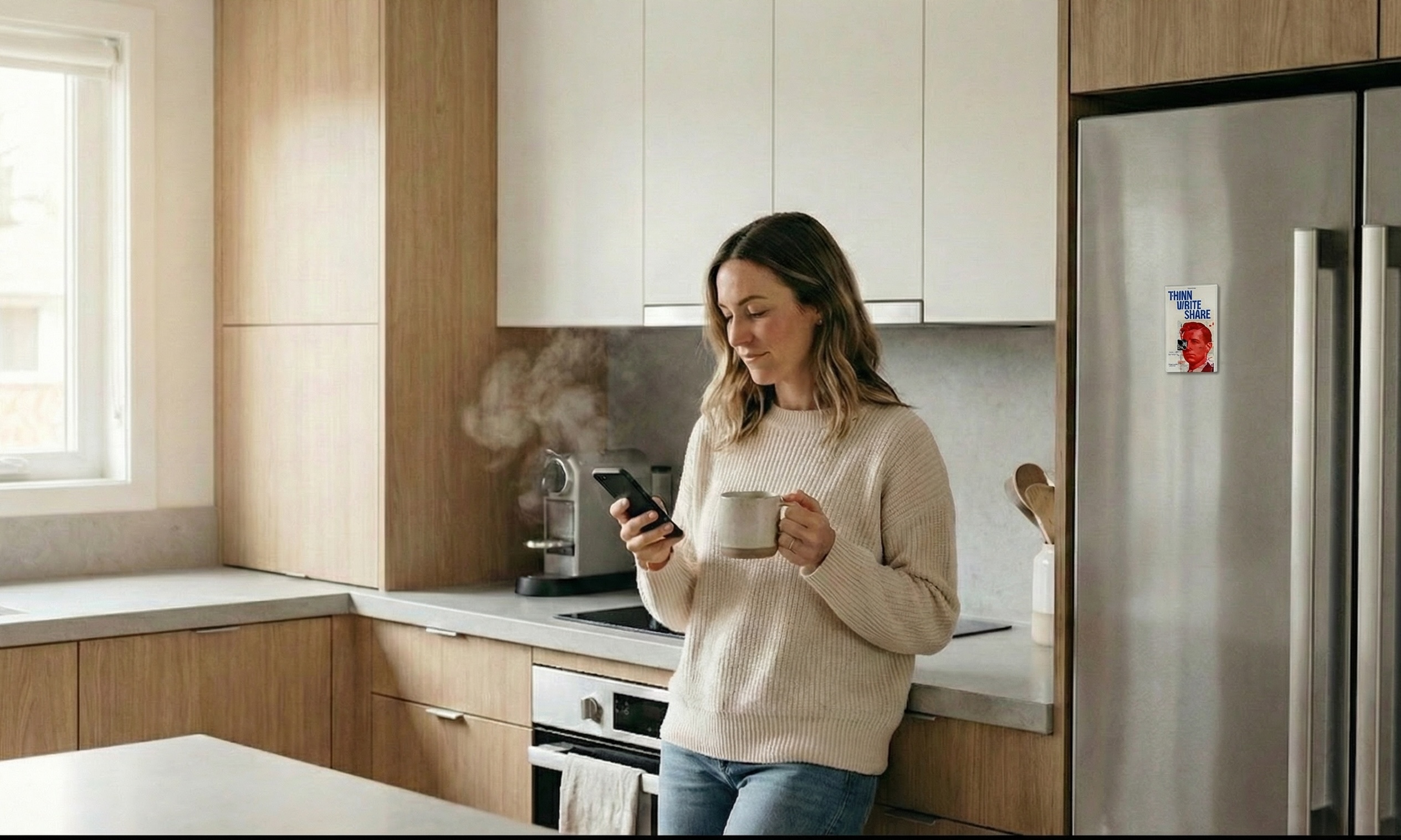 Coffee brewing moment