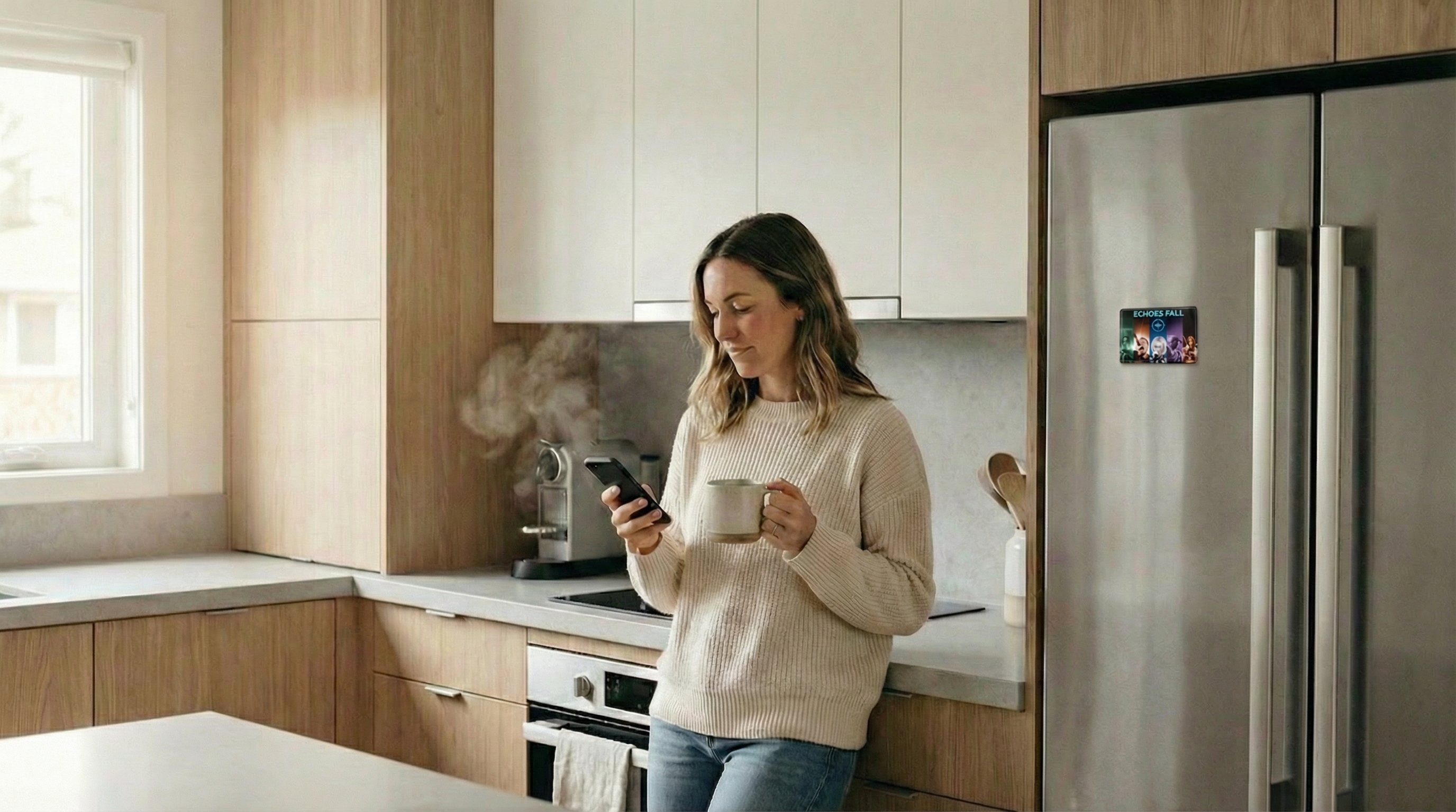 Coffee brewing moment